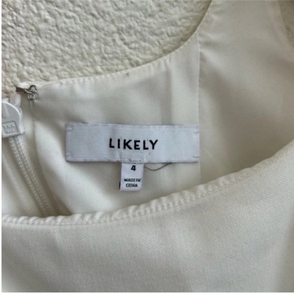 Likely Taliah Feather Midi Gown White - Picture 9 of 14